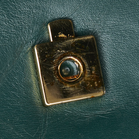 GUCCI Green Leather Shoulder Bag - Picture 5 of 16